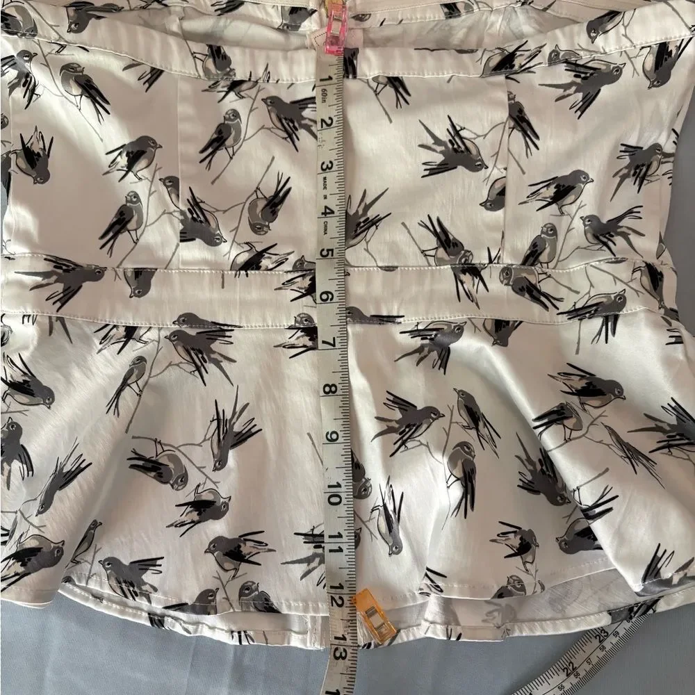 Forever 21 Black and White Floral Bustier Top - Picture 4 of 9